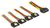 Delock - 15 pin-es SATA kábel > 15 pin-es SATA tápcsatlakozó kimeneti 4 x egyenes 50 cm - 60158
