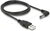 Delock - kábel USB tápkábel > DC 5,5 x 2,1 mm-es csatlakozó 90° 1,5 m - 83578