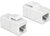 Delock - Keystone modul, RJ45-aljzat > RJ45-aljzat, Cat.6 UTP, fehér - 86379