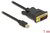 Delock - Kábel mini Displayport 1.1 dugó > DVI 24+1 dugó 1 m - 83988