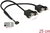 Delock - USB 2.0 tűs fejléc 2,00 mm-es 10 tűs anya>2xUSB 2.0 Type-A anya panelre szerel. 25x25cm - 84832