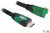 Delock - Nagysebességű HDMI-kábel Ethernettel - HDMI A apa - HDMI A apa, derékszögű, 4K 1 m - 82951