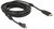 Delock - mini DisplayPort 1.2 apa csatlakozó csavaros csatlakozóval - HDMI apa csatlakozó 4K aktív fekete 5 m - 83732