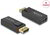 Delock - Adapter Displayport 1.2-dugós csatlakozó > HDMI-csatlakozóhüvely 4K passzív, fekete - 65571