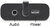 Delock - Displayport apa > VGA 15 pin anya + audio + táp adapter - 65439