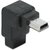 Delock - Adapter USB-B mini 5tűs apa/anya 90 derékszögű USB-B mini 5tűs adapter - 65097