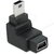 Delock - Adapter USB-B mini 5tűs apa/anya 90 derékszögű USB-B mini 5tűs adapter - 65097
