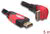 Delock - High Speed HDMI Ethernet kábel, A-A apa/apa 5,0m hajlított - 82688