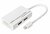DIGITUS - Mini DisplayPort adapter / átalakító Mini DP - DisplayPort, HDMI + DVI - DB-340509-002-W
