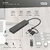 DIGITUS - USB 3.0 Hub 4 portos, Slim Line - DA-70235