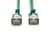 DIGITUS - CAT 6A F-FTP Slim patch kábel, 1,5 m, zöld - DK-1632-A-015S-G