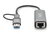 DIGITUS - USB Type-C™ gigabites Ethernet adapter 2.5G, USB-C™ + USB A (USB3.1/3.0) - DN-3028