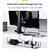 Startech - Asztali kábelrendező tálca, 24" hosszú, fém kosár stílusú kábelrendező - S1MB-DESK-CABLE-TRAY