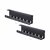 Startech - 2 db-os asztal alatti kábelrendező tálca, 42" hosszú (21" tálcánként), fém résekkel ellátott kábelrendező - S2MB-DESK-CABLE-TRAY