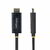 Startech - 3 m-es DisplayPort - HDMI adapterkábel fogós csatlakozókkal, 4K 60Hz, HDR, egyirányú - 3M-DP-HDMI-4K60-GR