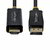 Startech - 1 m-es DisplayPort - HDMI adapterkábel fogós csatlakozókkal, 4K 60Hz, HDR, egyirányú - 1M-DP-HDMI-4K60-GR