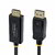 Startech - 1 m-es DisplayPort - HDMI adapterkábel fogós csatlakozókkal, 4K 60Hz, HDR, egyirányú - 1M-DP-HDMI-4K60-GR