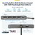 Startech - USB-C - négymonitoros munkaállomás adapter, 4K 60Hz DisplayPort, 140W PD - QUAD-USB-DP-ADAPT
