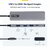 Startech - USB-C - HDMI többportos adapter 140 W-os PD töltéssel, 4K 60Hz, USB 10Gbps hub - 164B-USBC-MULTIPORT