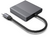 Gembird - USB-C - HDMI + DP adapter, 4K 60Hz, fekete - A-CM-HDMIFDPF-01