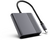 Gembird - USB-C - HDMI + DP adapter, 4K 60Hz, fekete - A-CM-HDMIFDPF-01