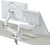 Gembird - Asztali, állítható dupla monitorkar, 17"-32", fehér - MA-DA2-06-W