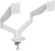 Gembird - Asztali, állítható dupla monitorkar, 17"-32", fehér - MA-DA2-06-W