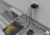 Adapter - 4 portos 100 W-os GaN USB gyorstöltő, LCD, fekete - TA-UC-PDQC100LCD-01- BK