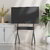 Gembird - TV-állvány, 139 cm - 204 cm, fekete - TVS-86F-02