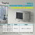Assmann-DIGITUS fali szekrény 19" 7U Dynamic-N sorozat - 600x450 mm (SzéxMé), összeszereletlen - DN-37100