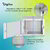 Assmann-DIGITUS fali szekrény 19" 9U Dynamic-N sorozat - 600x450 mm (SzéxMé), összeszereletlen - DN-37104