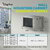 Assmann-DIGITUS fali szekrény 19" 16U Dynamic-N sorozat - 600x600 mm (SzéxMé), összeszereletlen - DN-37114