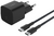 Belkin - BoostCharge USB-C töltő (25 W) és USB-C/USB-C kábel - WCA012KQ1MBK-B6