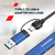 CANYON - 4 portos USB-C elosztó OnHub 02 - CNS-TDS02GR