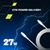 CANYON - USB-C - Lightning kábel (Power Delivery támogatással, 1,2 m) - CNS-CLN30SC12W