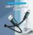 Vention USB-A 3.0/M -> USB-C/M kábel, (PVC,fekete), 1m, kábel - COZBF