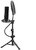 LORGAR - Voicer 721 fekete gaming mikrofon - LRG-CMT721