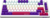 LORGAR - Pro KBP7075W (US LAYOUT) - TOXIC PURPLE SWITCH - WHITE - LRG-KBP7075W-WH-US