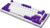 LORGAR - Pro KBP7075W (US LAYOUT) - TOXIC PURPLE SWITCH - WHITE - LRG-KBP7075W-WH-US