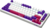 LORGAR - Pro KBP7075W (US LAYOUT) - TOXIC PURPLE SWITCH - WHITE - LRG-KBP7075W-WH-US