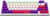 LORGAR - Pro KBP70MW (US LAYOUT) - TOXIC PURPLE SWITCH - WHITE - LRG-KBP70MW-WH-US