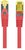 Lanberg Patch kábel CAT.6a S/FTP LSZH 0,25 m piros - PCF6A-10CU-0025-R