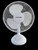 Aarven - Aero DTL-30A 30cm asztali ventilátor - Fehér - AERO-DTL-30A