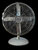 Aarven - Aero DTL-30M 30cm asztali ventilátor - Króm - AERO-DTL-30M
