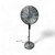 Aarven - Aero STL-45RM1LR 45cm távirányítós álló ventilátor - Króm - AERO-STL-45RM1L