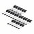 Startech - 24 db-os RJ45 Ethernet Keystone Jack - C6KEY110BK24PK