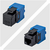 Startech - 24 db-os RJ45 Ethernet Keystone Jack - C6KEYTL180BK24PK