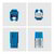 Startech - 24 db-os RJ45 Ethernet Keystone Jack - C6KEY110BL24PK