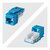 Startech - 24 db-os RJ45 Ethernet Keystone Jack - C6KEY110BL24PK
