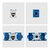 Startech - 24 db-os RJ45 Ethernet Keystone Jack - C6KEYTL180WH24PK